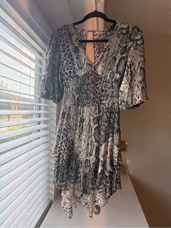 All Saints Dresses & Skirts - All Saints Ciara Noche Elegant Animal Print Dress